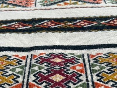 Beige-Salmon Wool Carpet