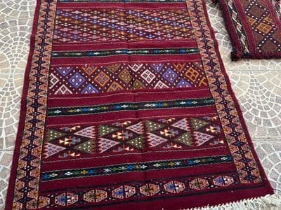 Burgundy Acrylic Carpet