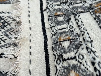 Grey-Beige-Caramel Wool Carpet